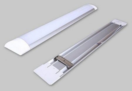Luminaria Linear Super Led Slim 60cm Calha 18w 6000k Bivolt - Imagem 2