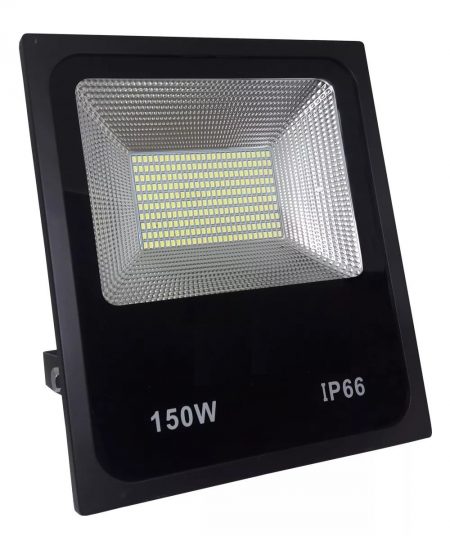 Refletor Led Smd 150w Branco Frio ,bivolt 6500k Atacado Acima 20Pç