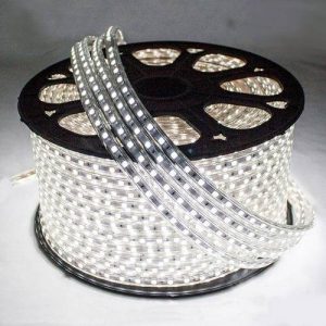 Mangueira Fita Chata 5050 Branca Fria 100Mts