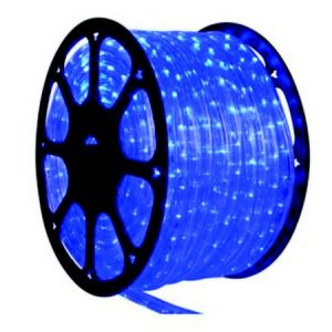 Mangueira De Led Rolo 100 Metros Azul 30 Leds 12mm