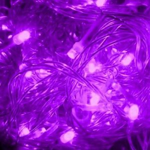 Pisca Pisca 100 Led 9/10m fio na cor 8 Funções Roxo