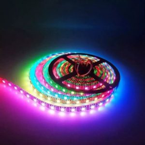 Fita Led 2811 Rgb Com Controle 358 Efeitos