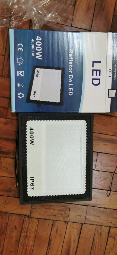 Refletor 400W Ip67 Branco Frio Bivolt Atacado Acima 10 Pç