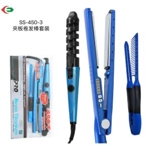 kit Chapinha Profissional Prancha Titânio