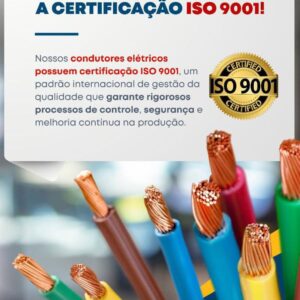 Cabo Flexível Certificado Inmetro 450/750v 1,00mm² / 1,5mm² / 2,5mm² / 4,0 mm² / 6,0mm² / 10,0mm² / 16,0mm²/25mm/35mm